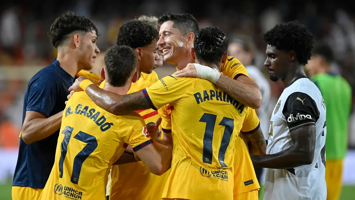 La Liga: Barcelona’s 2-1 Victory Stuns Valencia